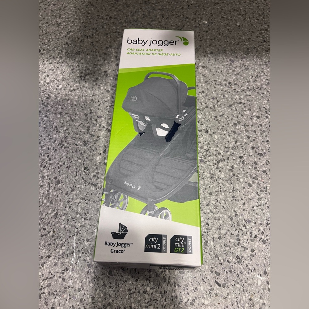 NIB Baby Jogger Car Seat Adapter: City Mini 2 Double